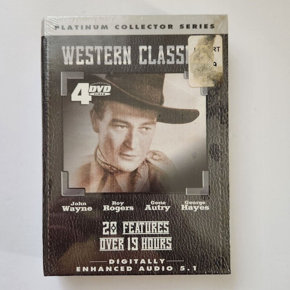 Western Classics Platinum Collector Series 4 DVD Set 20 Features Over 19 Hours J